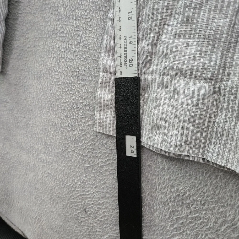 Everlane‎ Women Overall 6 Gray Linen Striped Jumpsuit Coastal Beach 24